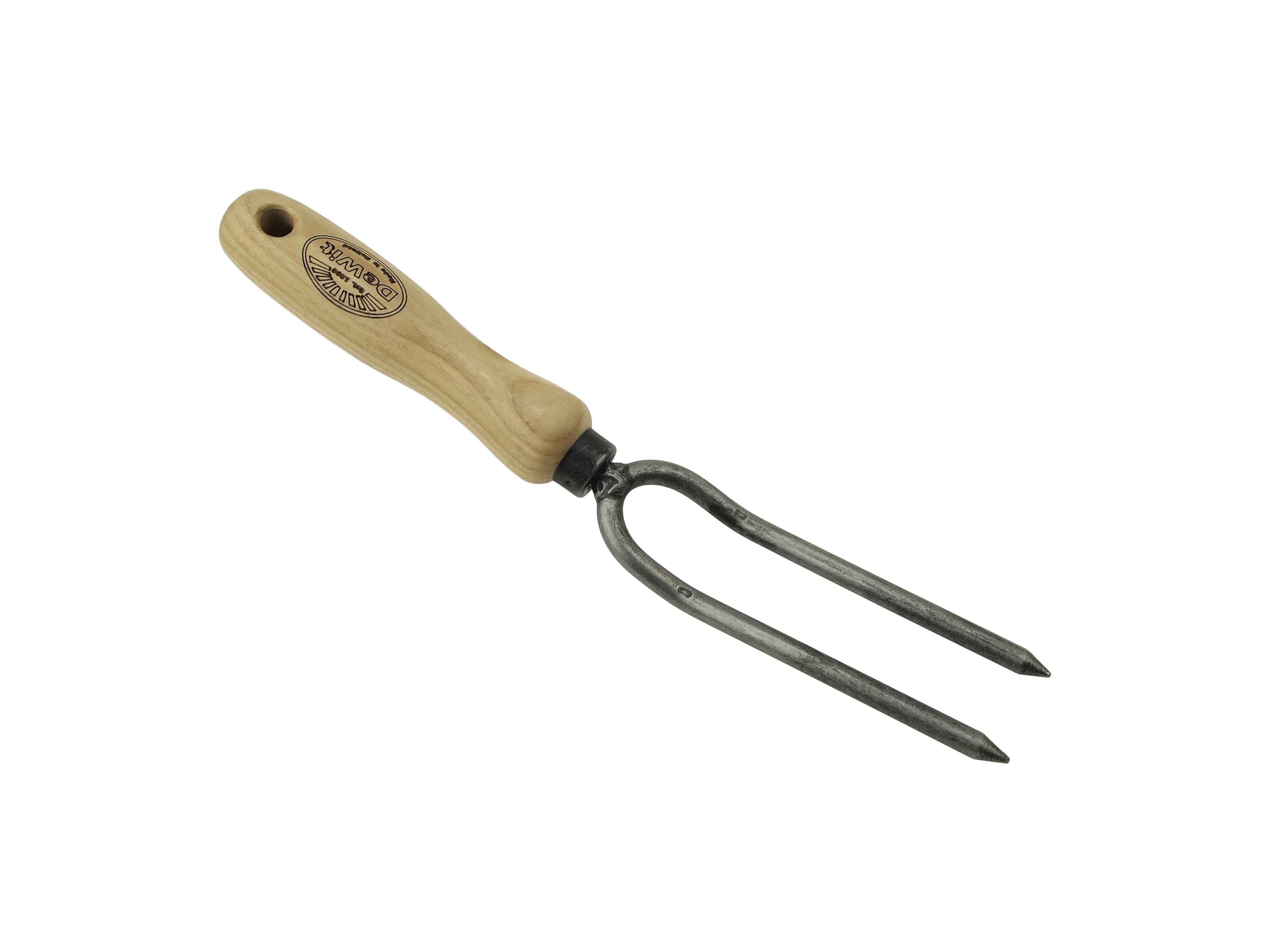 Weeding fork 2 prong ash handle 140mm DeWit